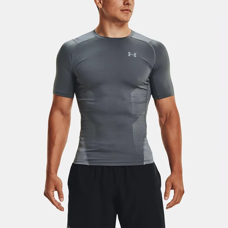 Under Armour HeatGear Fitness Clothing Men Gray-3