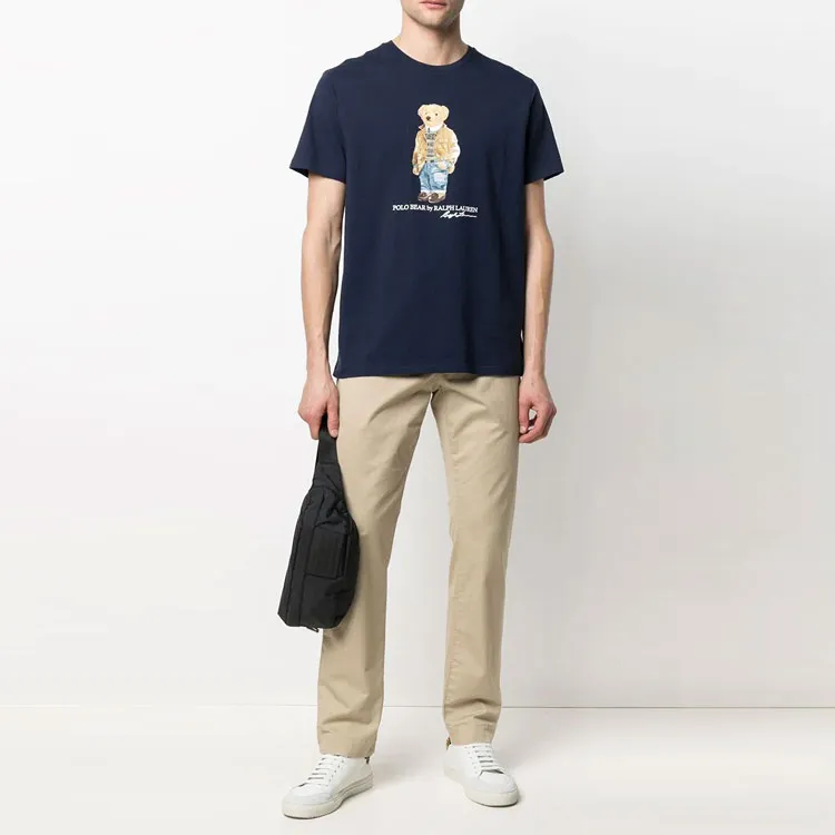 Polo Ralph Lauren T Shirts Men Dark Blue-1