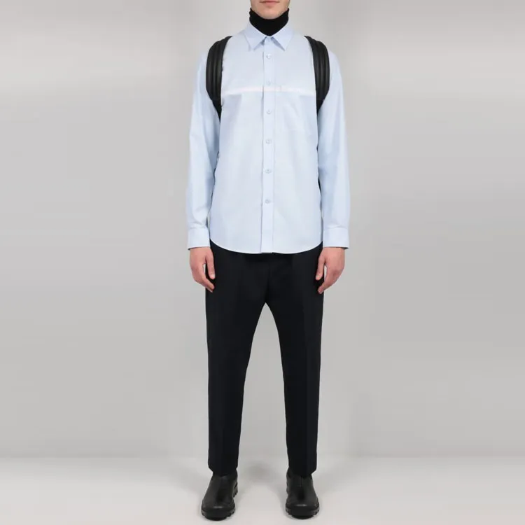 Burberry Shirt Men's Light Blue-2