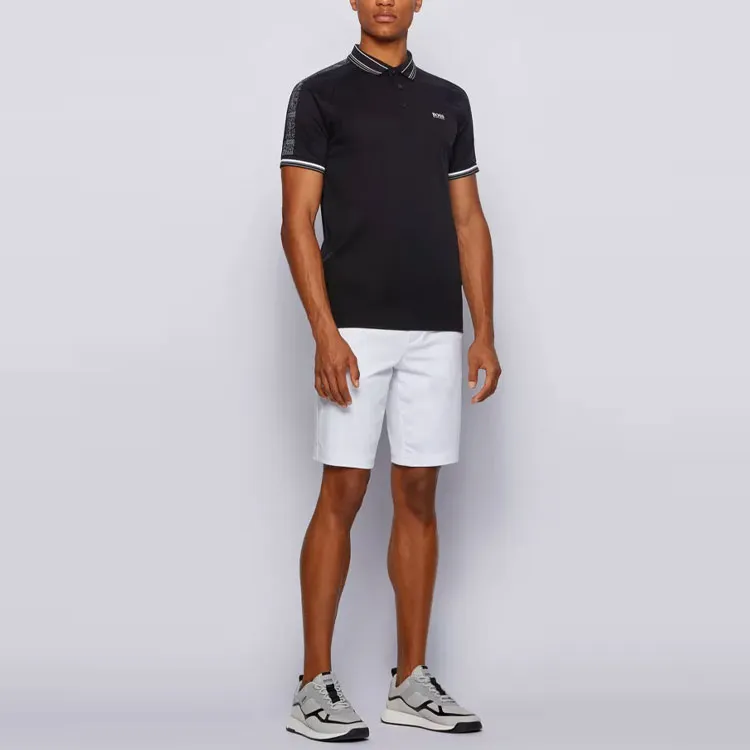 HUGO BOSS Short Sleeved Polo Shirt Men's Black-2