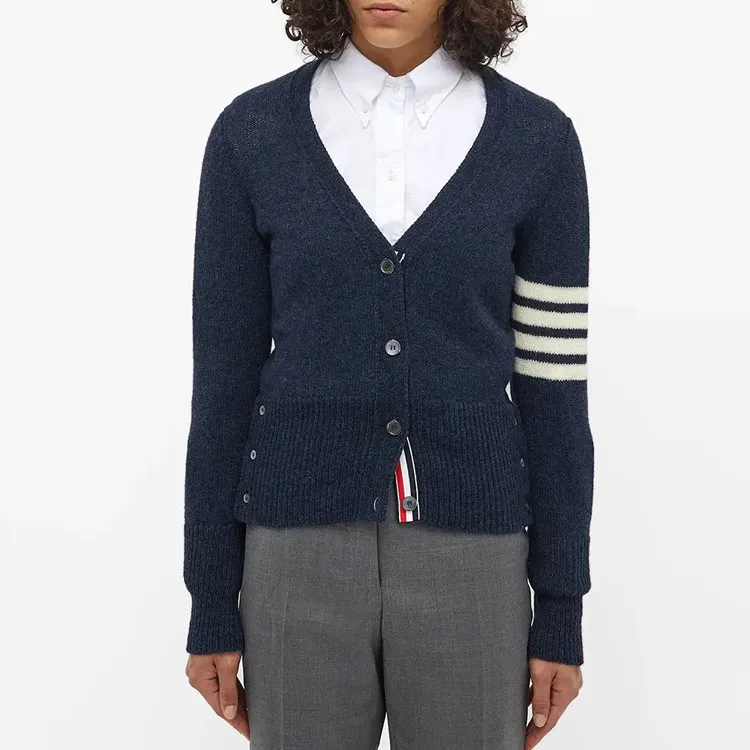 THOM BROWNE· FW21 Knitwear Women's Dark Blue-4