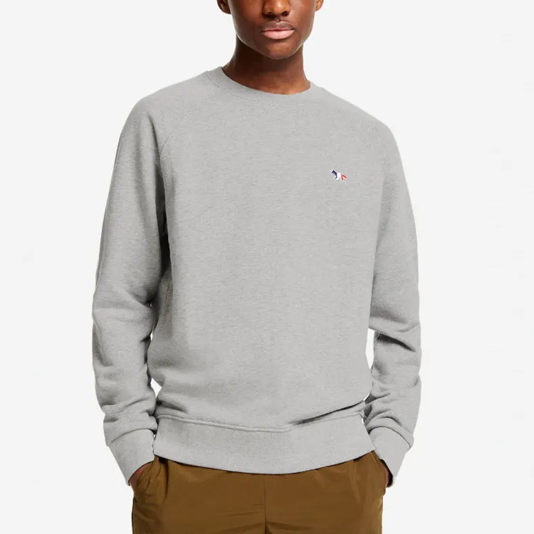Maison Kitsune Fox Patch Crewneck Sweatshirt-3