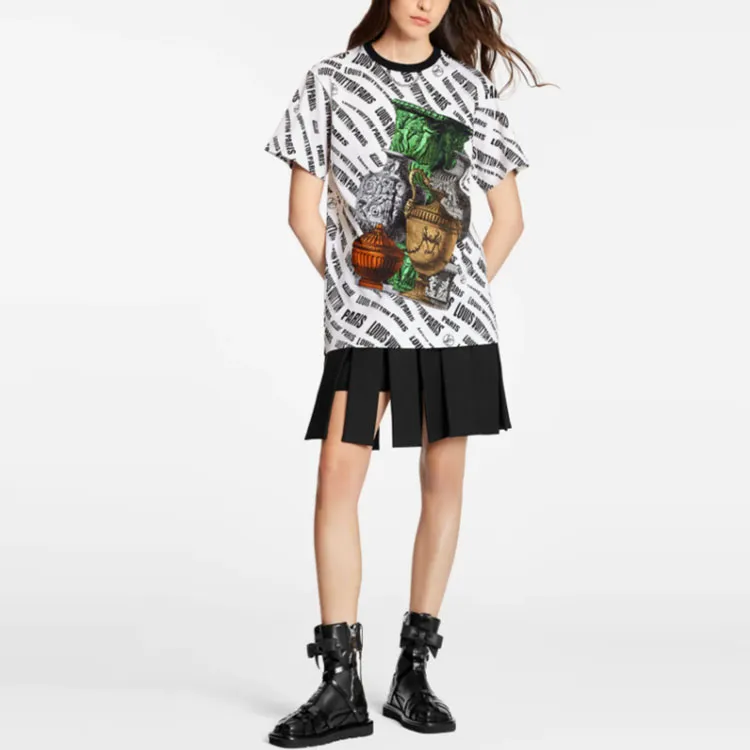 LOUIS VUITTON FW21 Regular T Shirt Women's White-1