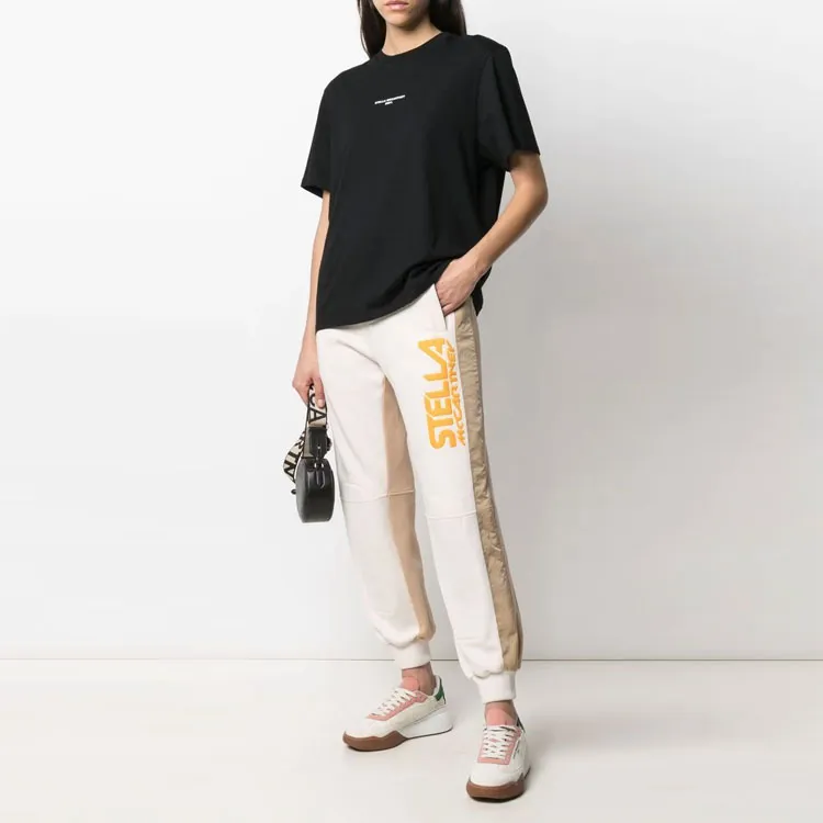 Stella McCartney Knitted Sweatpants Women's Beige-1