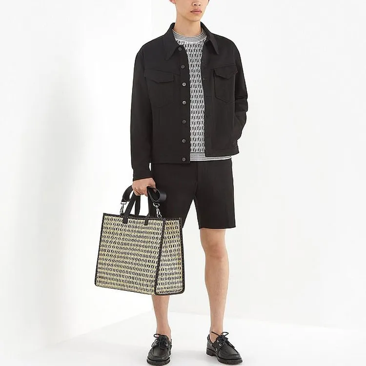 FENDI FW21 Casual Shorts Men's Black-2