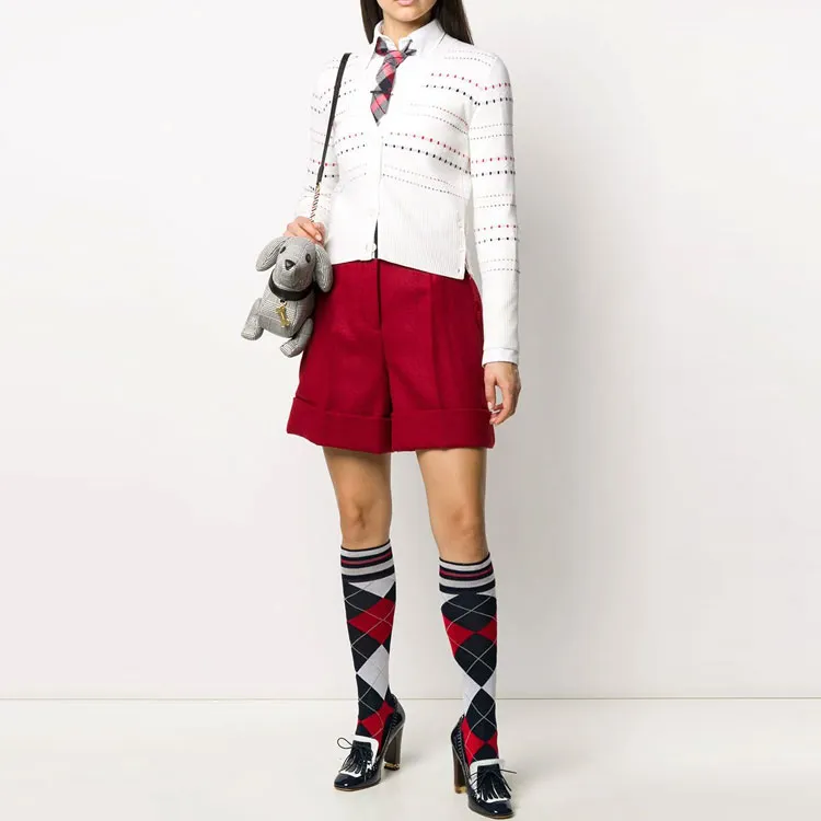 THOM BROWNE Casual Shorts Women's Red-1