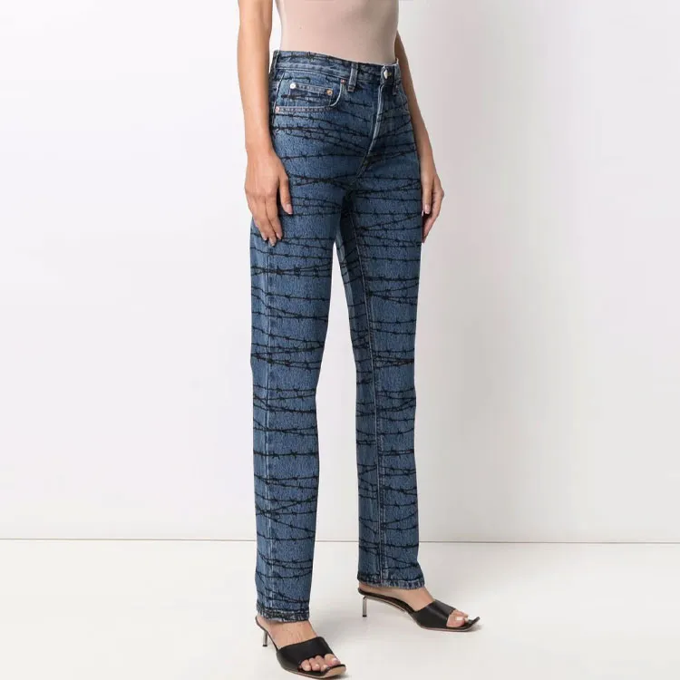 Vetements Jeans Women's Blue-3