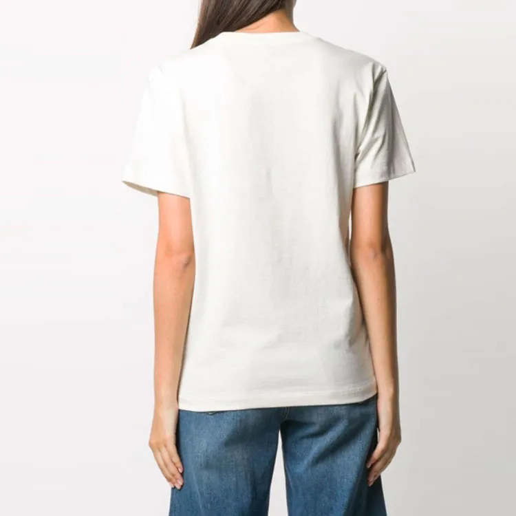 Alexander Wang Drop Shoulder Sleeve T Shirt Women's White-3