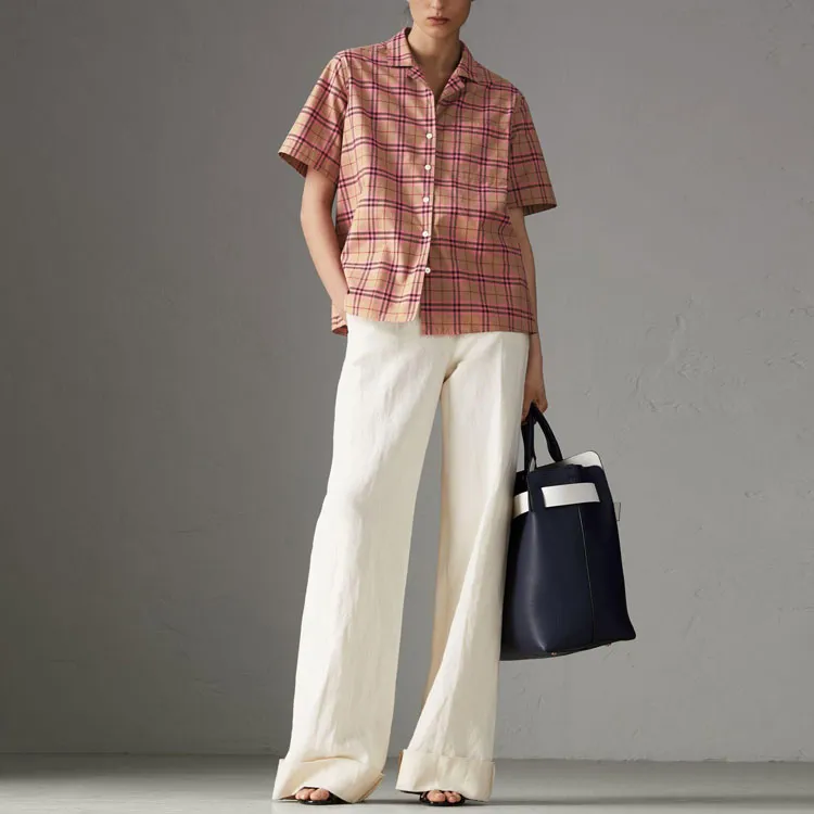 Burberry Shirts Women's Pink-2
