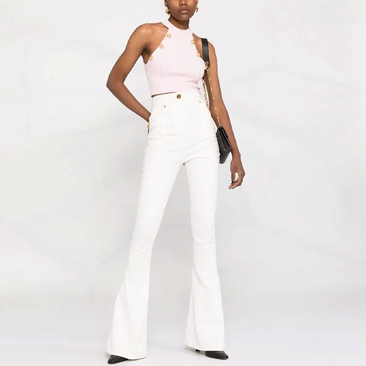 BALMAIN Jeans Women's White-2