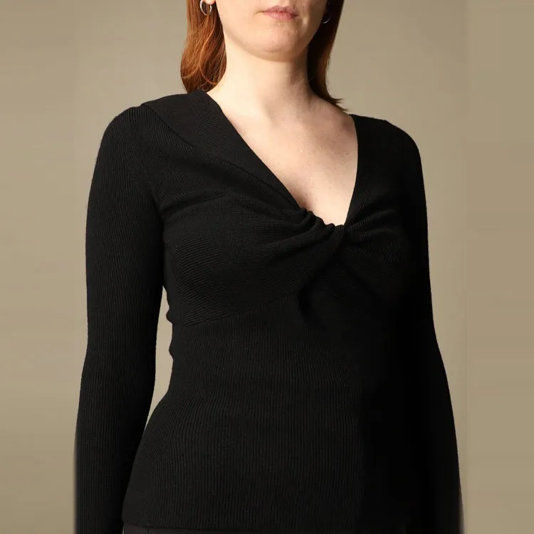 Alexander McQueen FW21 Slim Fit Knitwear Women's Black-2