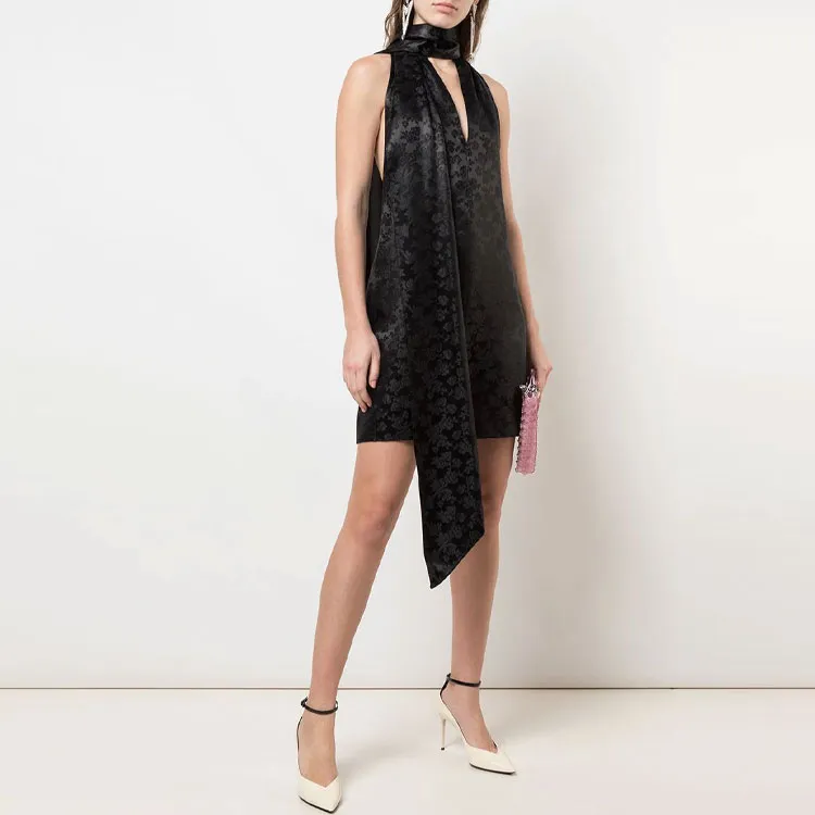 Givenchy Floral Silk Halterneck Dress-2