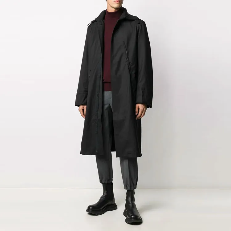 Y 3 Parka Coats Men Black-1