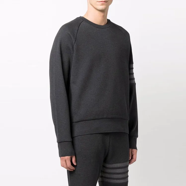 THOM BROWNE 4 Bar Raglan sleeve Jumper-3