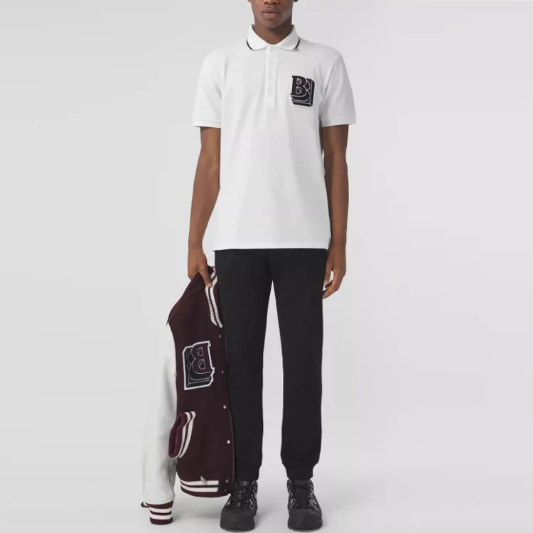 Burberry Polo Shirt Men's White-1