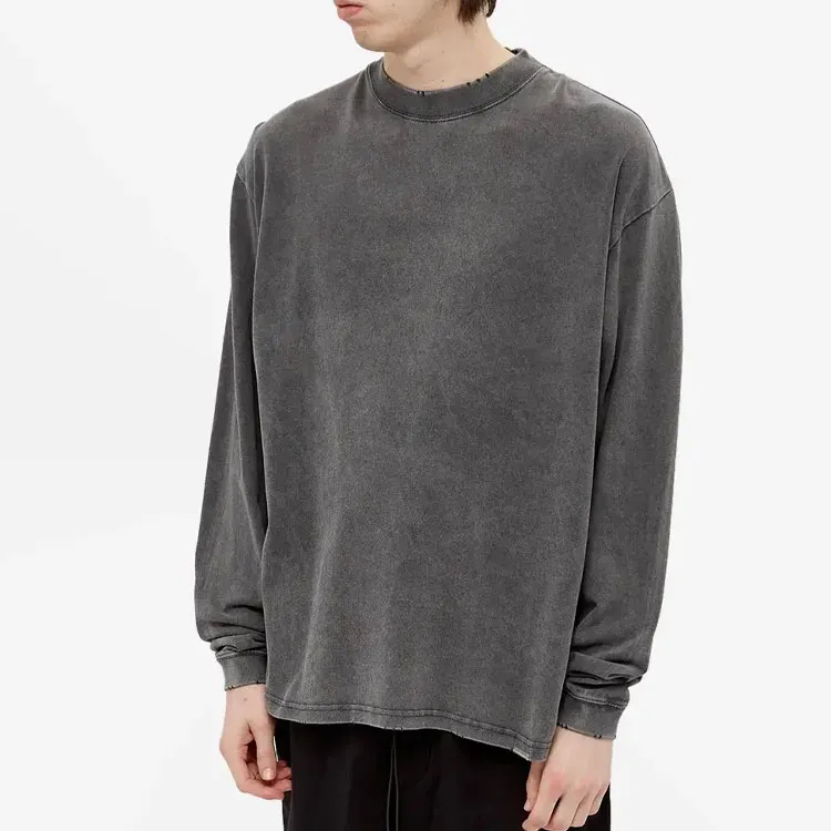 REPRESENT Sweatshirts Men Washed Gray-1