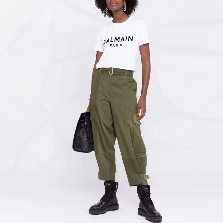 BALMAIN T Shirts Women's White-1