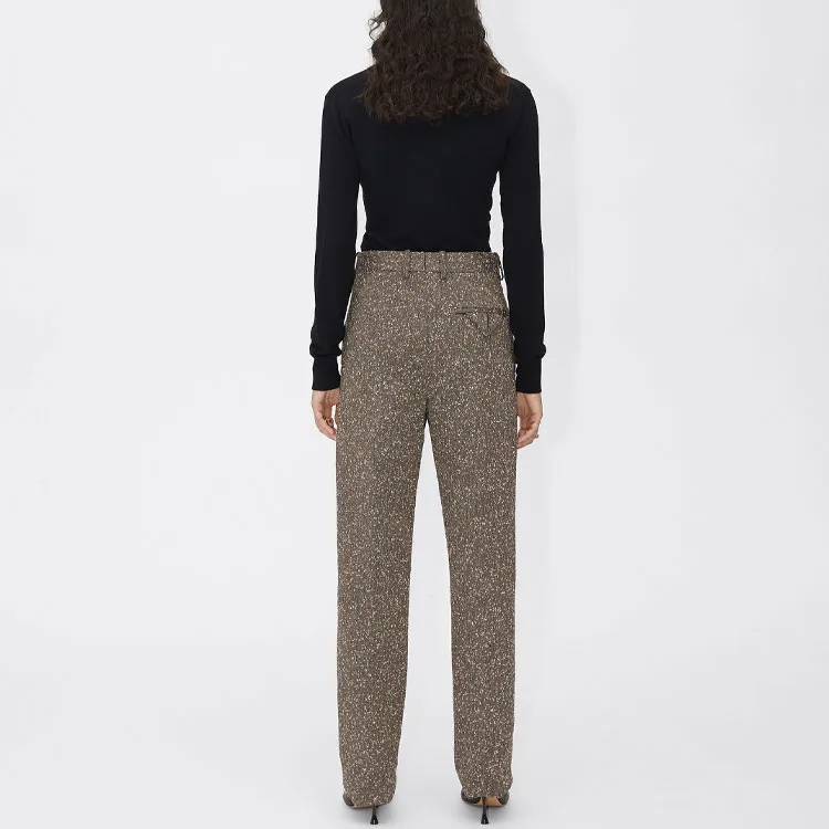 Bottega Veneta Herringbone Straight Trousers-4