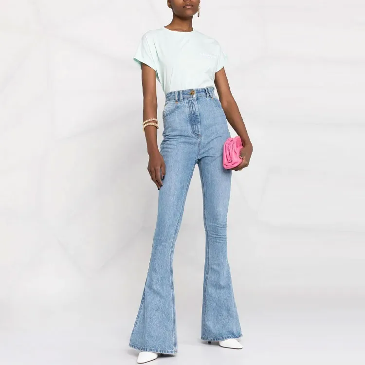 BALMAIN Jeans Women's Blue-1