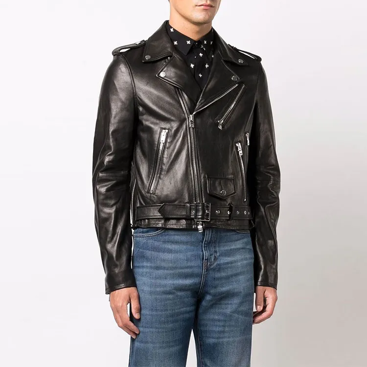 AMIRI Leather Biker Jacket-3