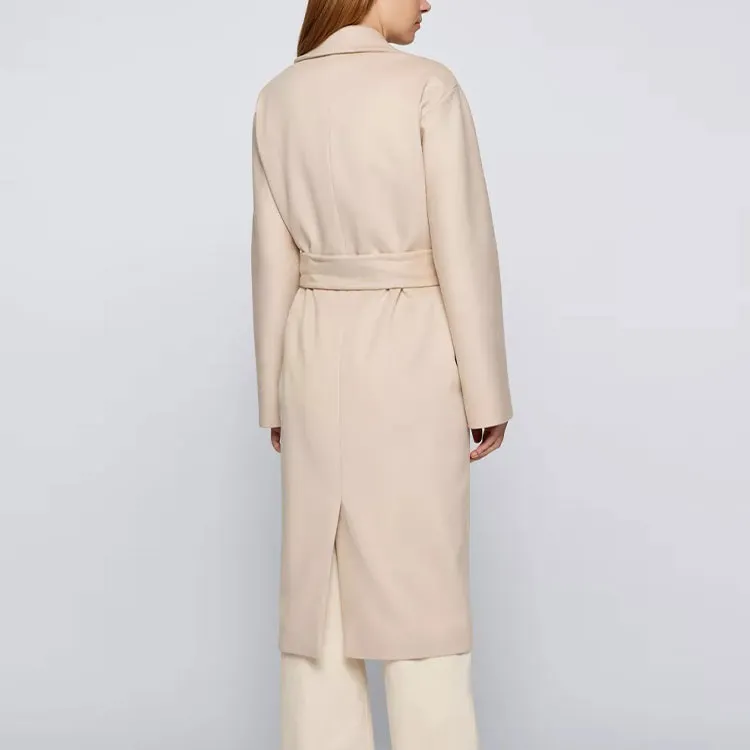 HUGO BOSS Coats Women's Beige-2