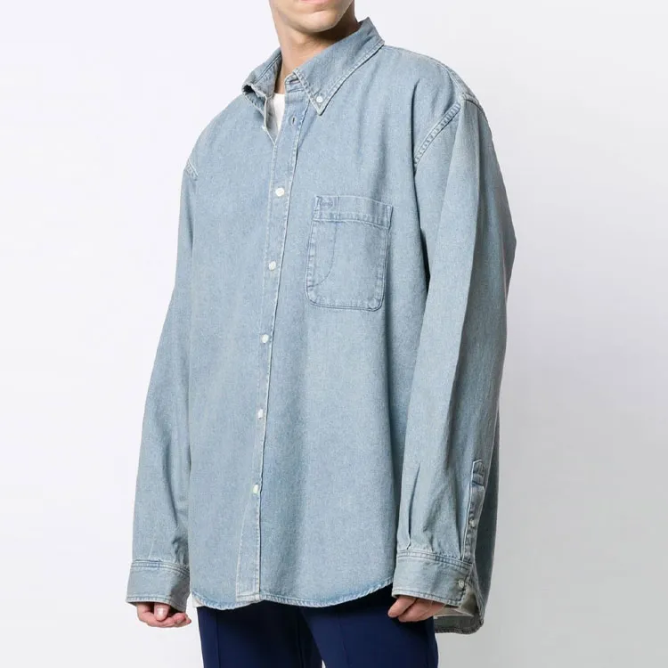 Balenciaga FW21 Shirt Men's Blue-1