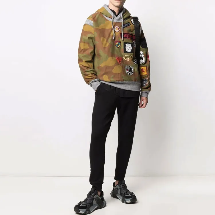 DSQUARED2 Icon Logo Print Slim Track Pants-1
