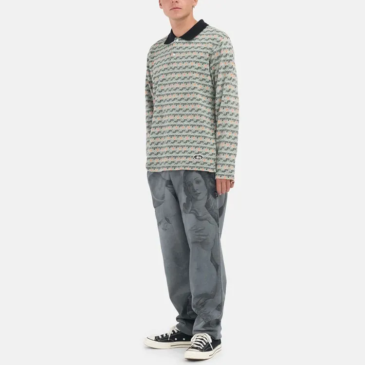 Stussy Polo Shirts Unisex Olive-2