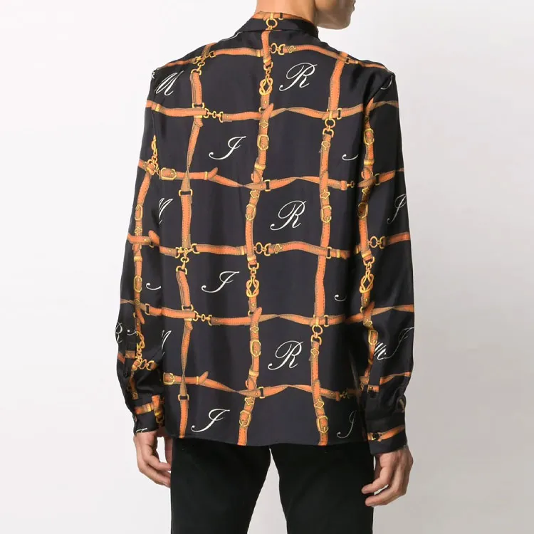 AMIRI Belt Grid Printed Shirt-3