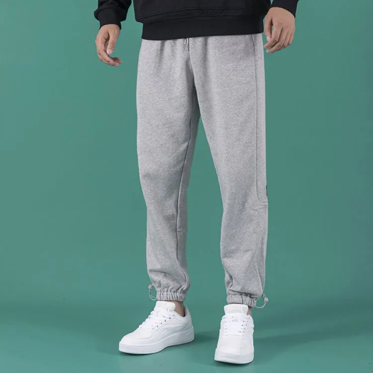 LINING Knitted Sweatpants Men Gray-2
