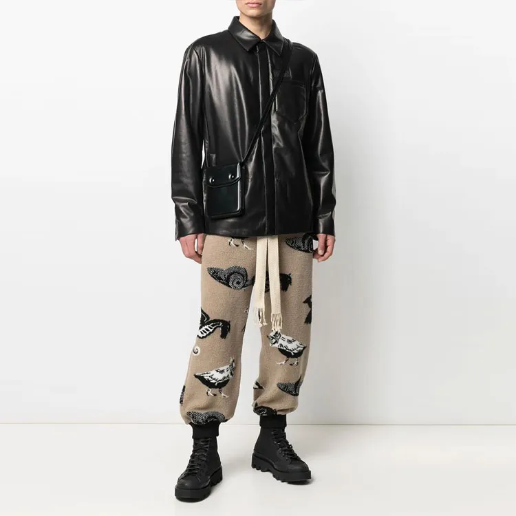 LOEWE Fleece Jacquard Track Trousers-1