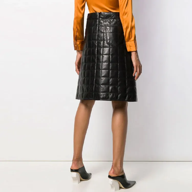 Bottega Veneta Casual Long Skirts Women's Black-3