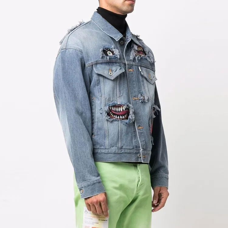 Doublet Denim Jackets Men Blue-3