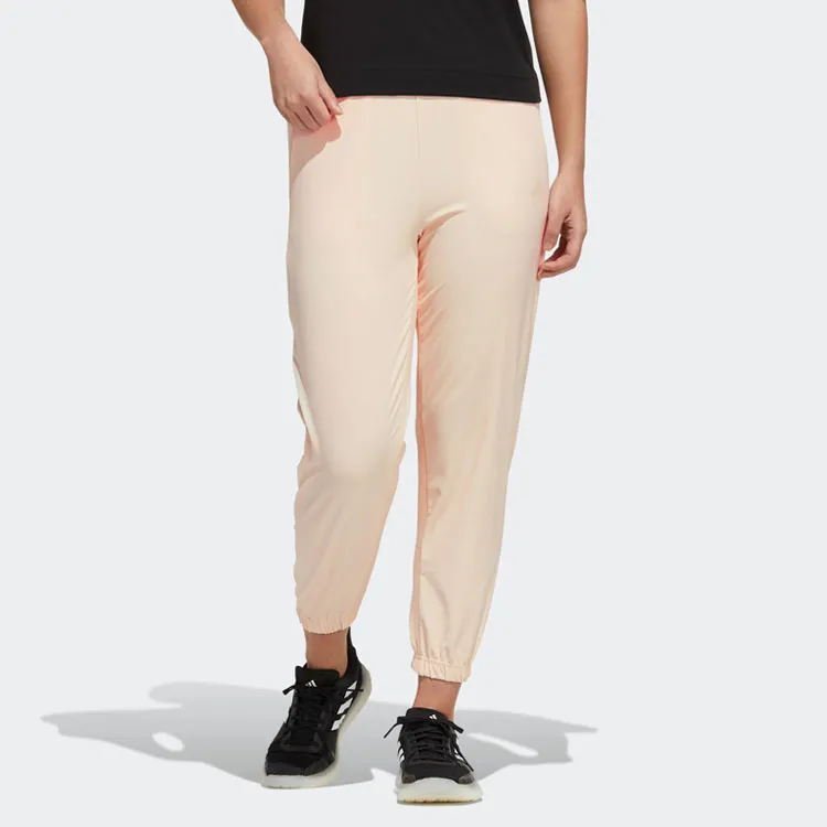 Adidas Knitted Sports Pants Women's Light Pink-2