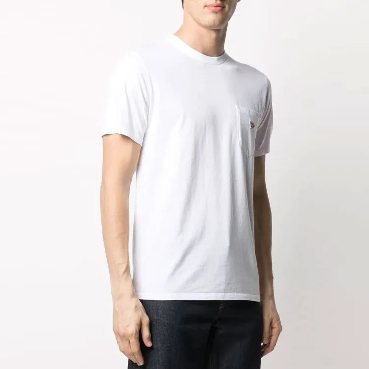 Maison Kitsune T Shirts Men White-3