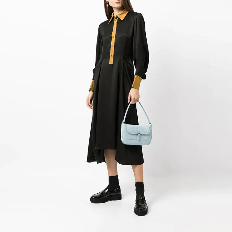 Paul Smith Long-Sleeved Dresses Women's Black-1