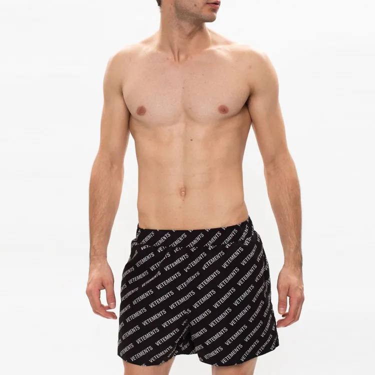 Vetements All Over Logo Swimshorts-2