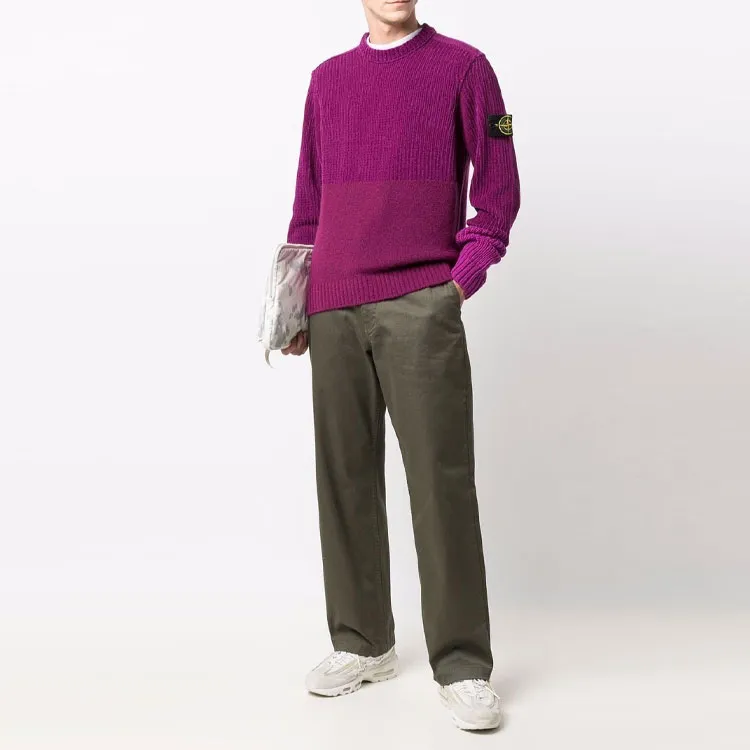 STONE ISLAND Sweaters Men Purple-2