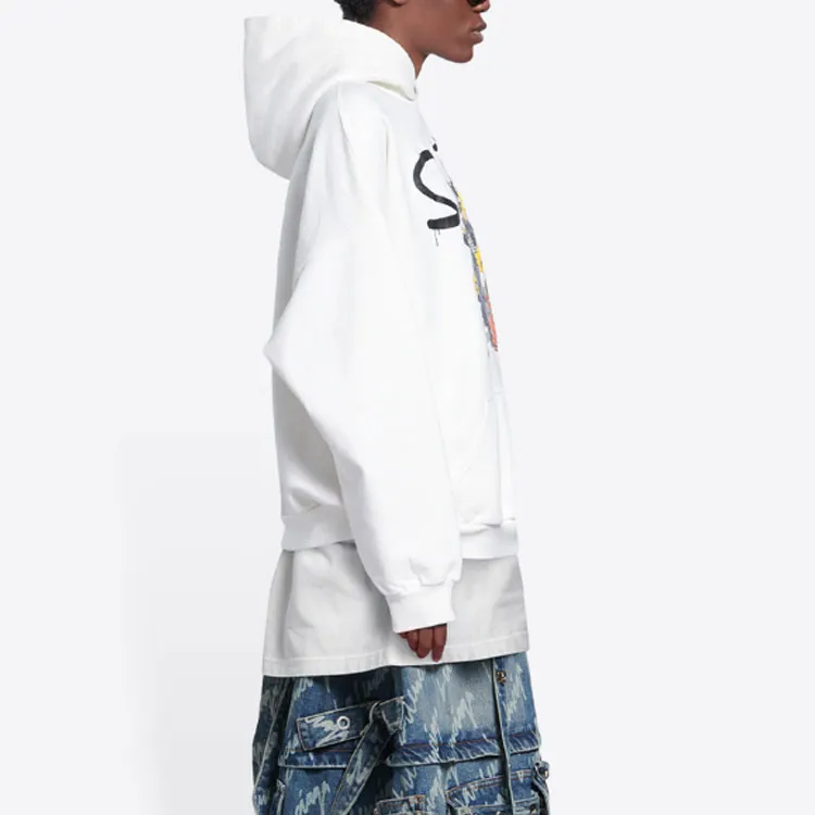Balenciaga X The Simpsons Women'ss Wide Fit Hoodie-5
