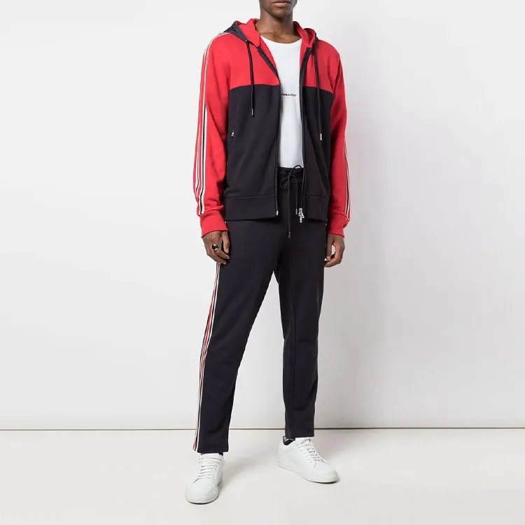 Moncler Colour Blocked Zipped Hoodie-1