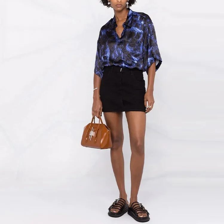 Givenchy Mid Rise Monogram Mini Skirt-1