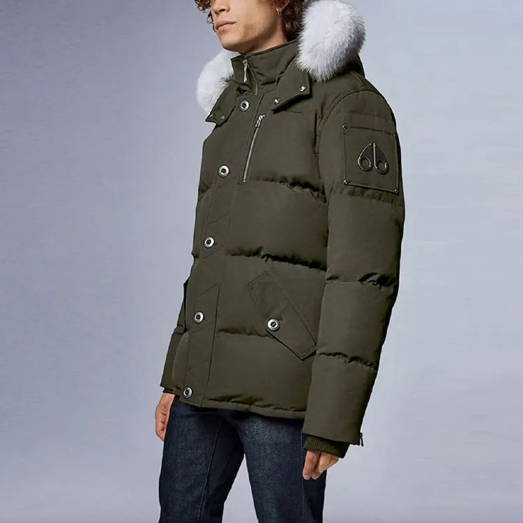 Moose Knuckles Down Jackets Men Army Green-2