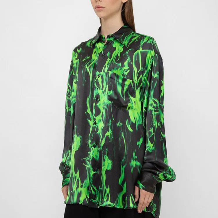 Vetements Shirts Women's Green-2