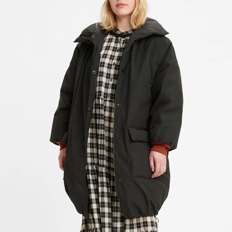 Levis Down Jackets Women's Black-1