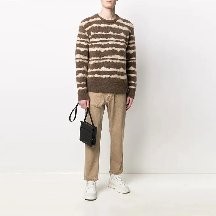 NANUSHKA Abstract Striped Crewneck Jumper-3