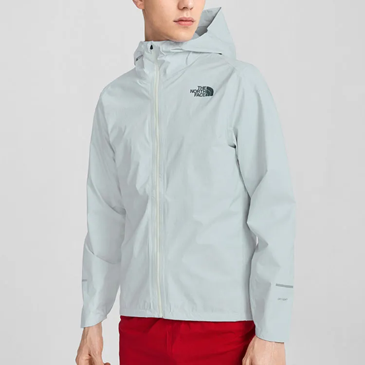 THE NORTH FACE Outdoor Hiking Waterproof, Windproof, And Breathable Windbreaker Jacket Men's White-1