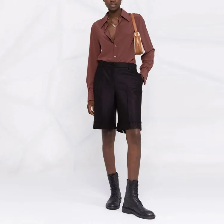 SAINT LAURENT Shirts Women's Reddish Umber-2