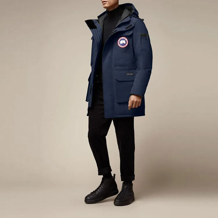 Canada Goose Down Jacket Men's Blue-4