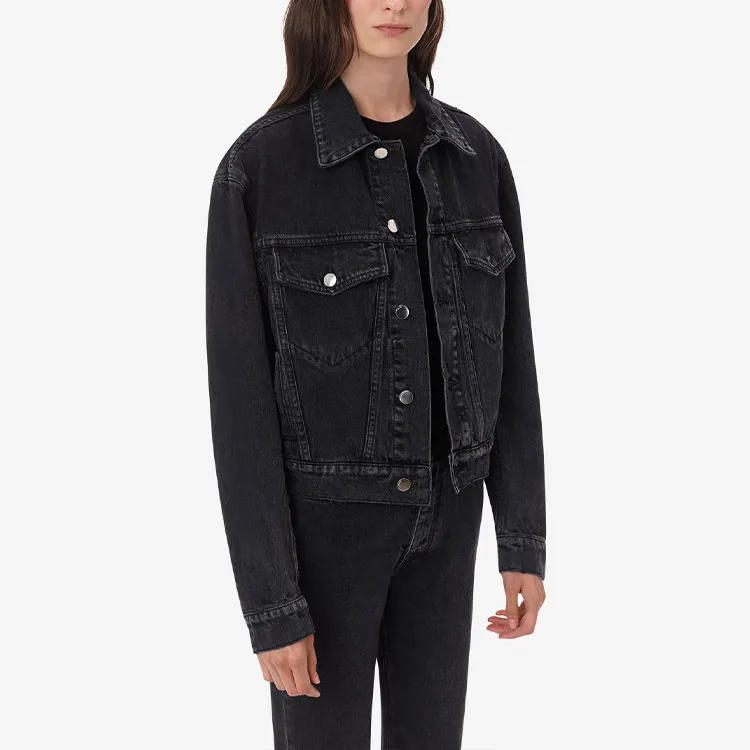 AMIRI Core Trucker Jacket 'Black'-3