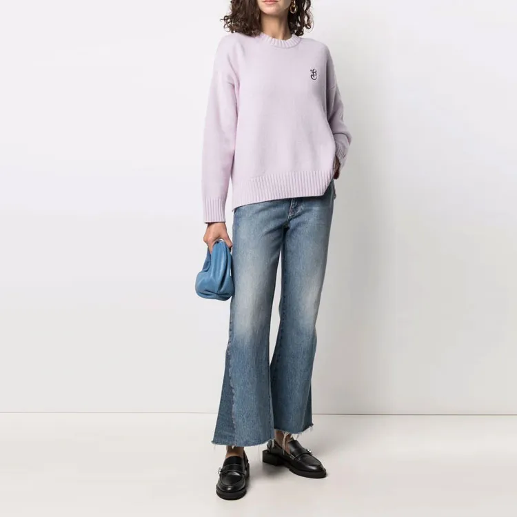 GANNI Sweaters Women's Purple-2